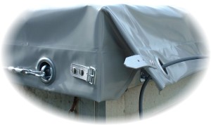 PKW-Änhängerplane, Verschlußdetail