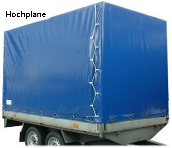 PKW-Anhänger mit Hochplane